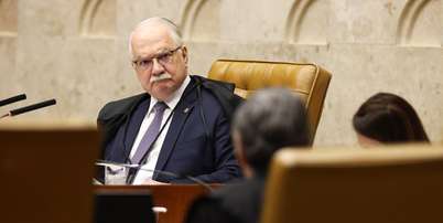 Edson Fachin durante sess&atilde;o do STF Foto: Alejandro Zambrana/STF
