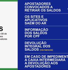 Calendário do governo contra as bets Foto: Divulgação