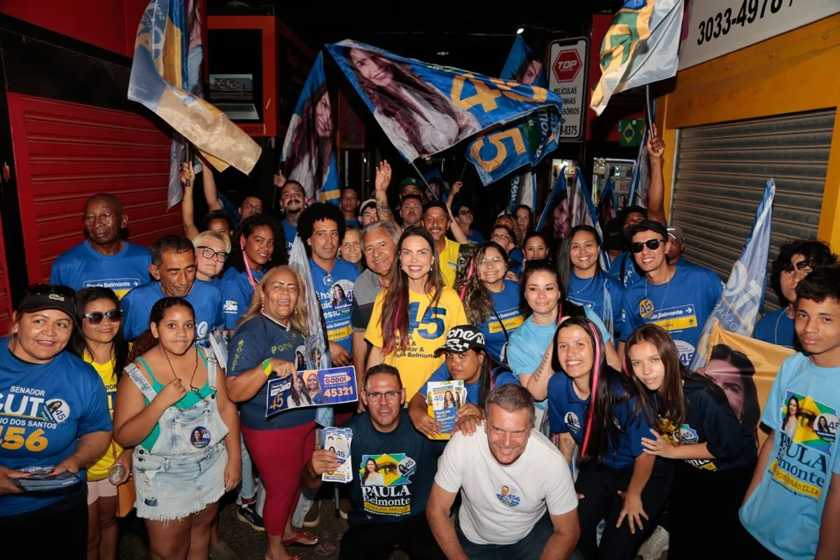 “Temos que votar no que a gente acredita”, diz Paula Belmonte a apoiadores