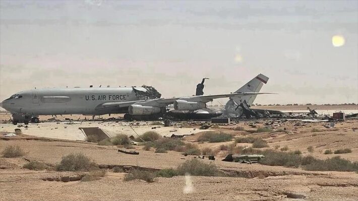 Avião partido ao meio: imagens mostram graves danos em bases dos EUA após ataques iranianos