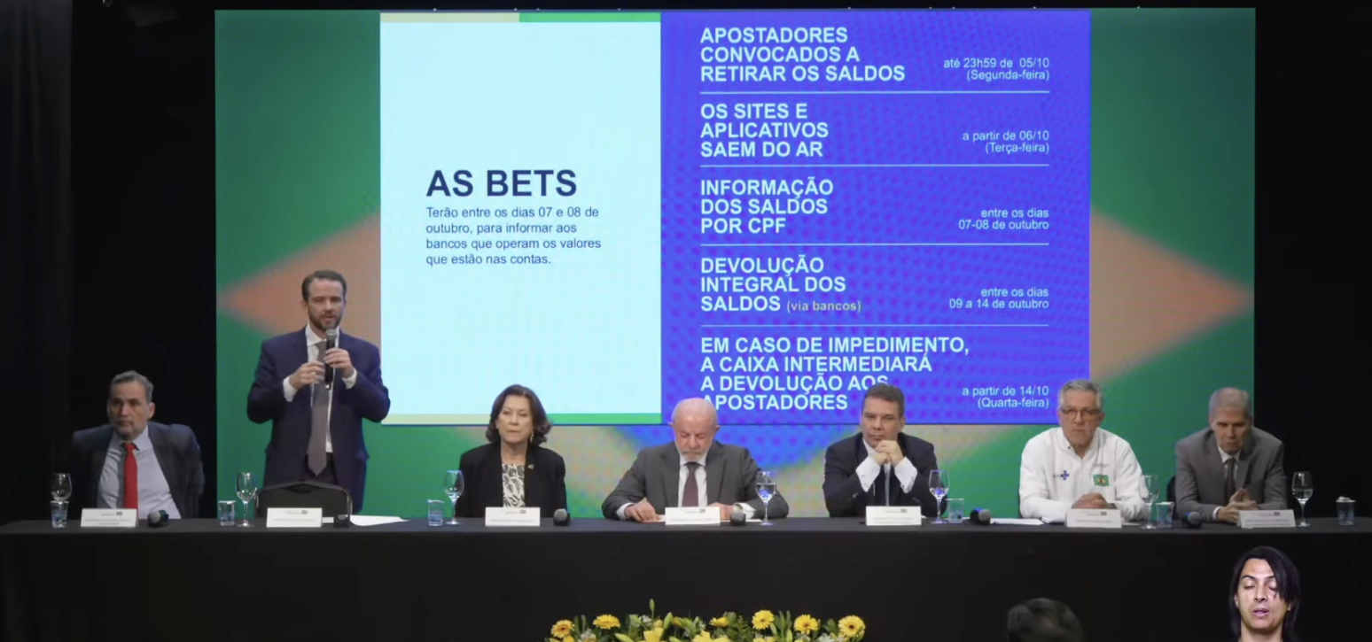 Governo Lula divulgou calend&aacute;rio contra as bets