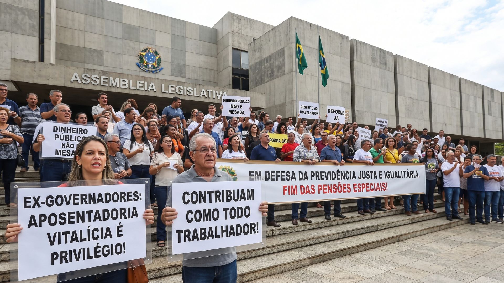 Aposentadoria vitalícia para ex-governadores segue ativa em meio a brechas legais