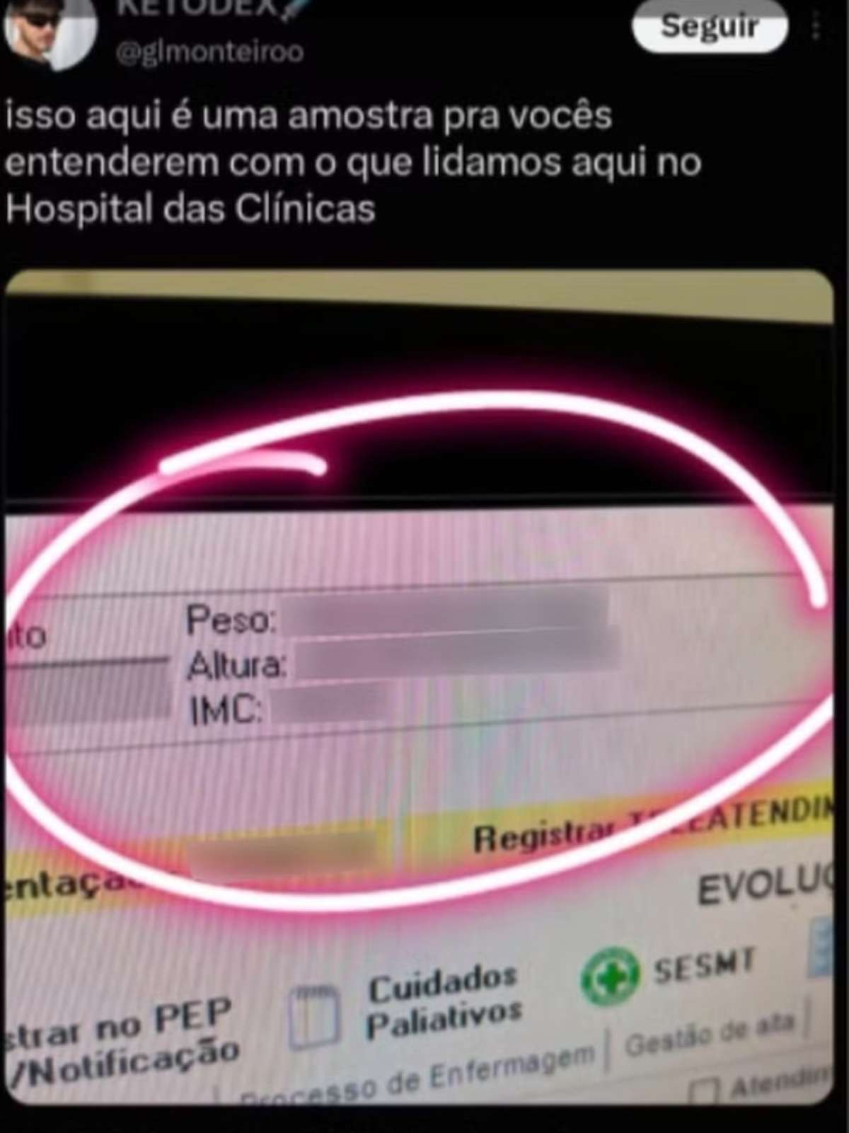 Médico do HC da USP de Ribeirão Preto é afastado após ironizar paciente com sobrepeso