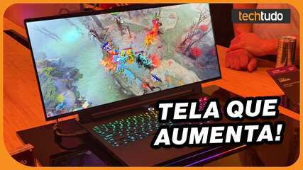 A TELA EXPANSIVA desse NOTEBOOK GAMER me surpreendeu!