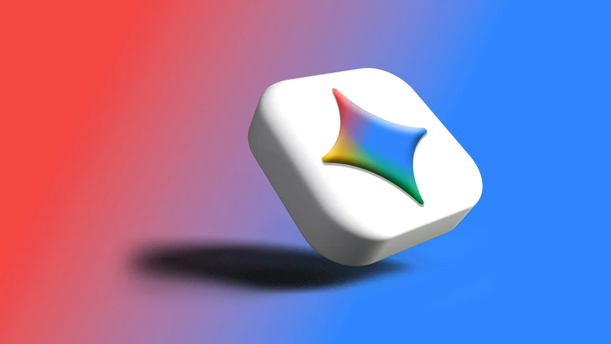 Logo do Gemini em 3D