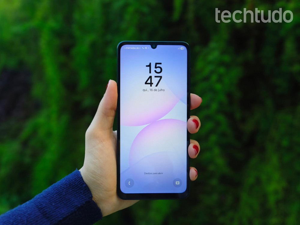 O Galaxy A07, mais barato da Samsung, supera expectativas apesar do valor — Foto: Julia Rabaça/TechTudo