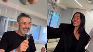 Sabrina Sato comemorou com a fam&iacute;lia o encerramento do tratamento do c&acirc;ncer no p&acirc;ncreas do pai