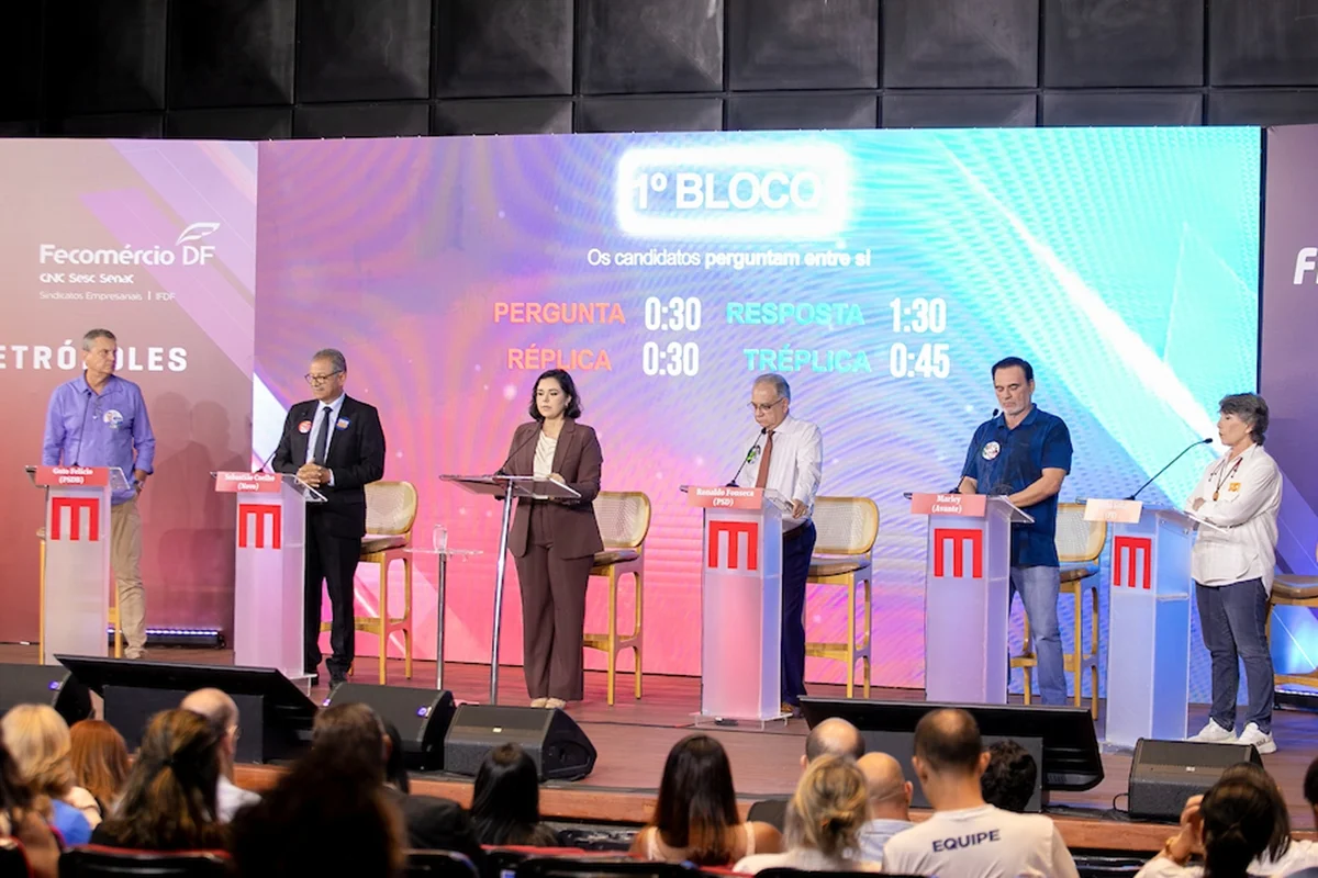 Candidatos ao Senado pelo DF discutem propostas no Debate Metrópoles