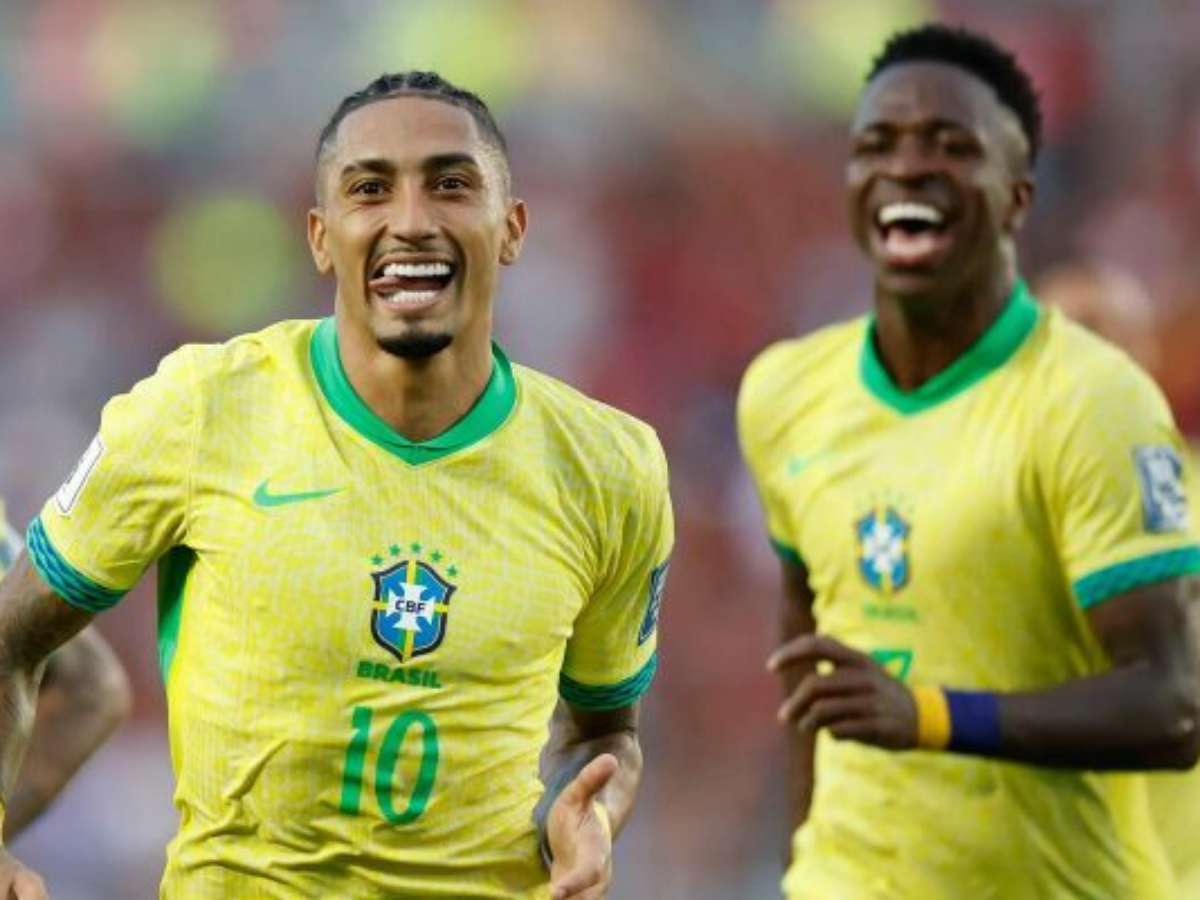 Numeração da Seleção: Raphinha é 10 e Endrick herda a 9
