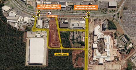 Aeroporto de Brasília inaugura novas vias para melhorar fluidez e segurança para veículos e pedestres