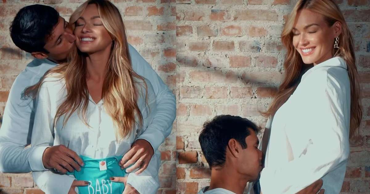 Após perda gestacional, ex-BBB Bárbara Heck anuncia nova gravidez: ‘Nosso baby arco-íris’