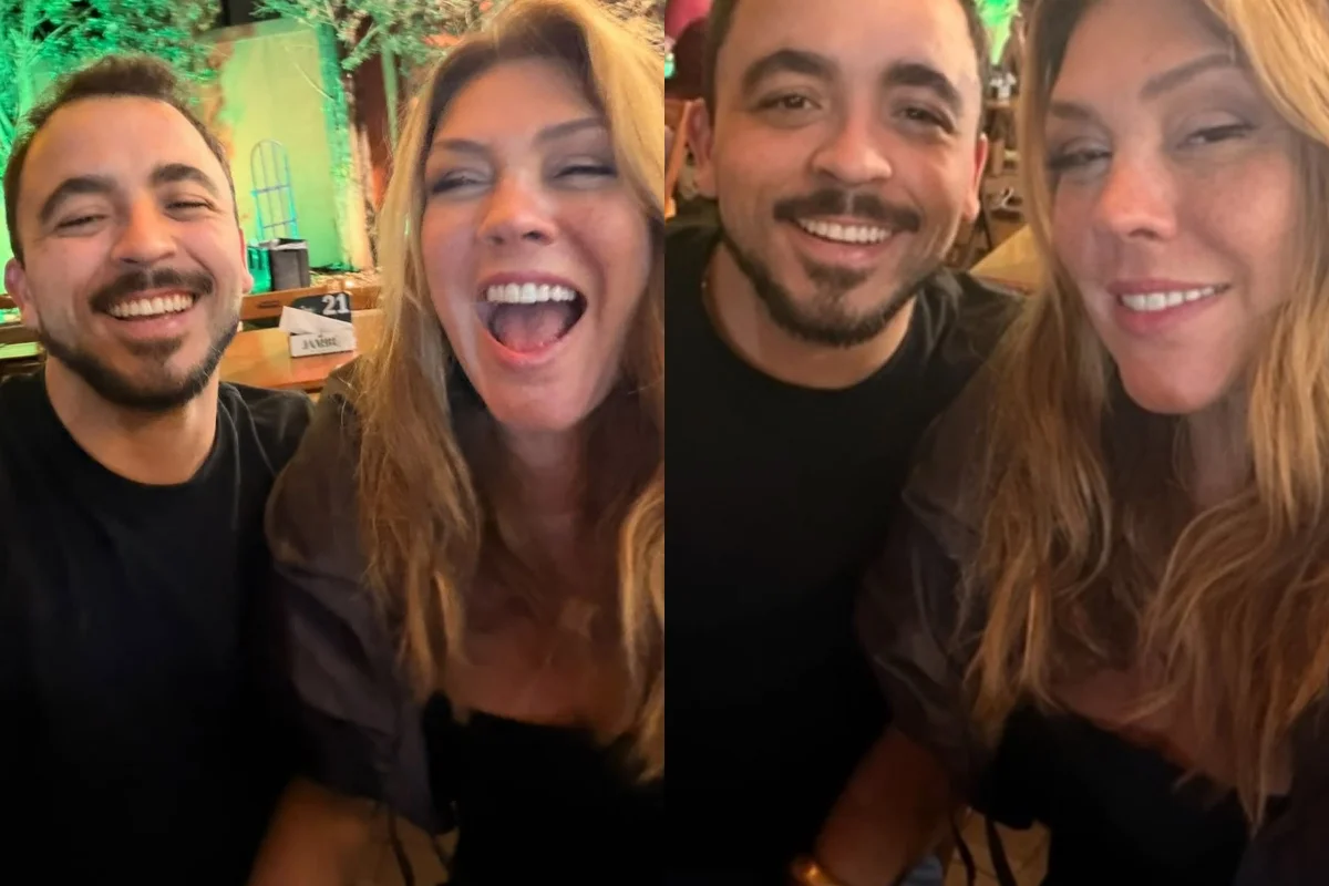 Simony celebra aniversário do namorado: “Feliz nós”