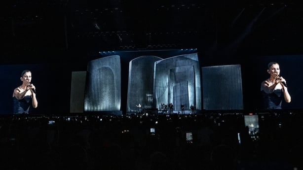 Céline Dion performs on the opening night of her residency at at the Plenitude Arena on 12 September, 2026 in Nanterre, France. (Photo by Samir Hussein/WireImage)