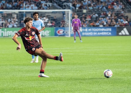 MLS regular season game between NYCFC and New York Red Bulls, Yankee Stadium, United States - 18 Sep 2026Adri Mehmeti (15) of Red Bulls controls ball during regular season MLS game between NYCFC and New York Red Bulls at Yankee stadium in New York, NY on September 18, 2026. Red Bulls won 1 - 0. MLS regular season game between NYCFC and New York Red Bulls, Yankee Stadium, United States - 18 Sep 2026