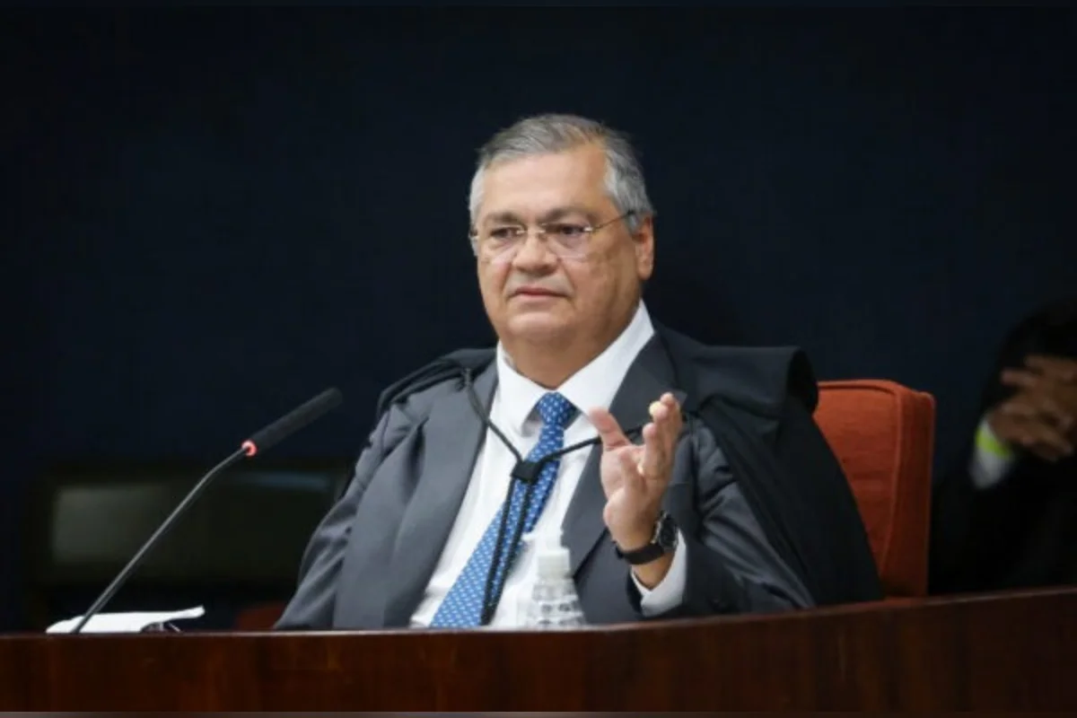 Imagem colorida do ministro Flávio Dino