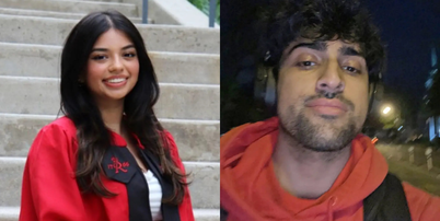 Malaika Chitre e Navam Kaul circulavam nos mesmos grupos sociais Foto: Reprodu&ccedil;&atilde;o/Facebook e Linkedin