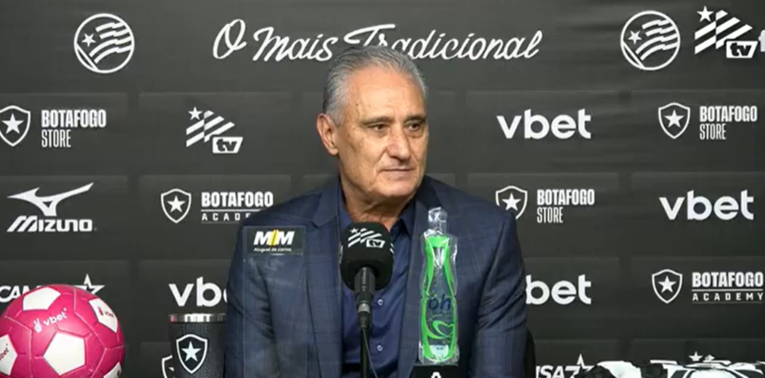 Tite foi apresentado pelo Botafogo nesta quinta-feira