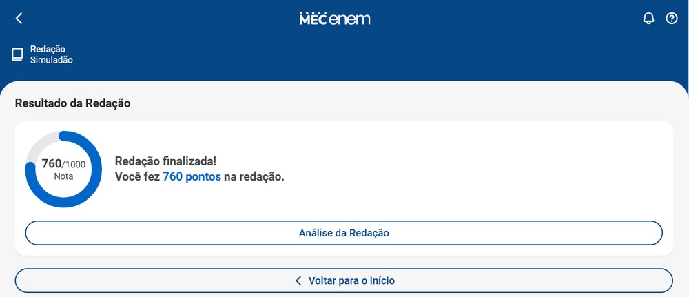 Redação deve ser escrita à mão e depois fotografada para envio à correção por IA — Foto: Reprodução/Diego Cataldo