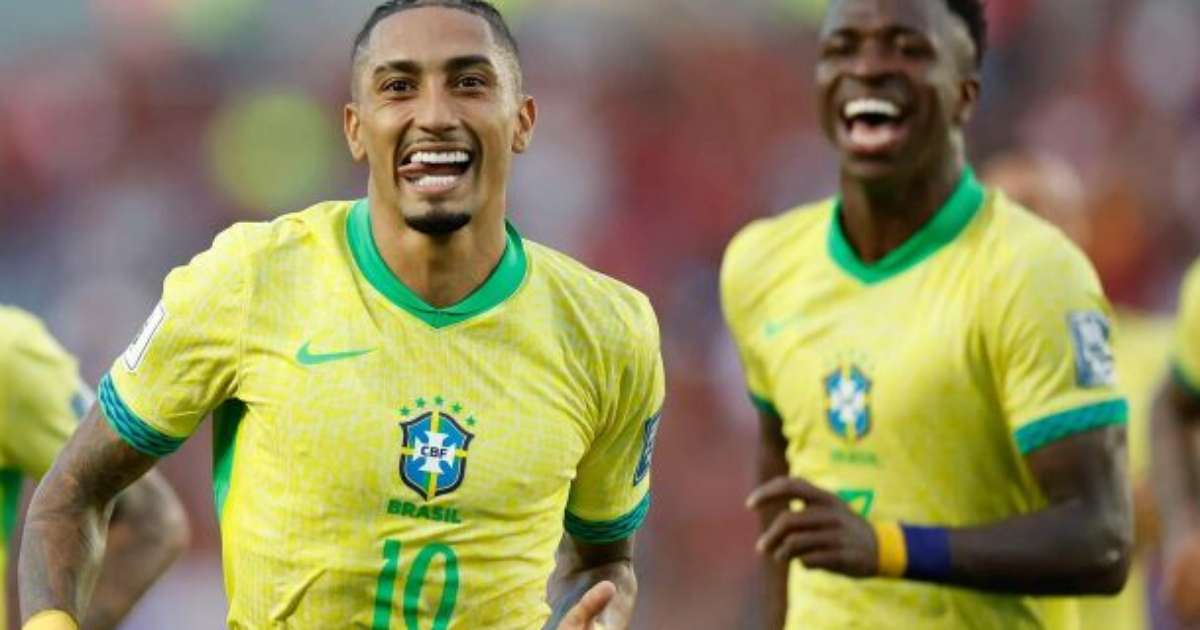 Numeração da Seleção: Raphinha é 10 e Endrick herda a 9